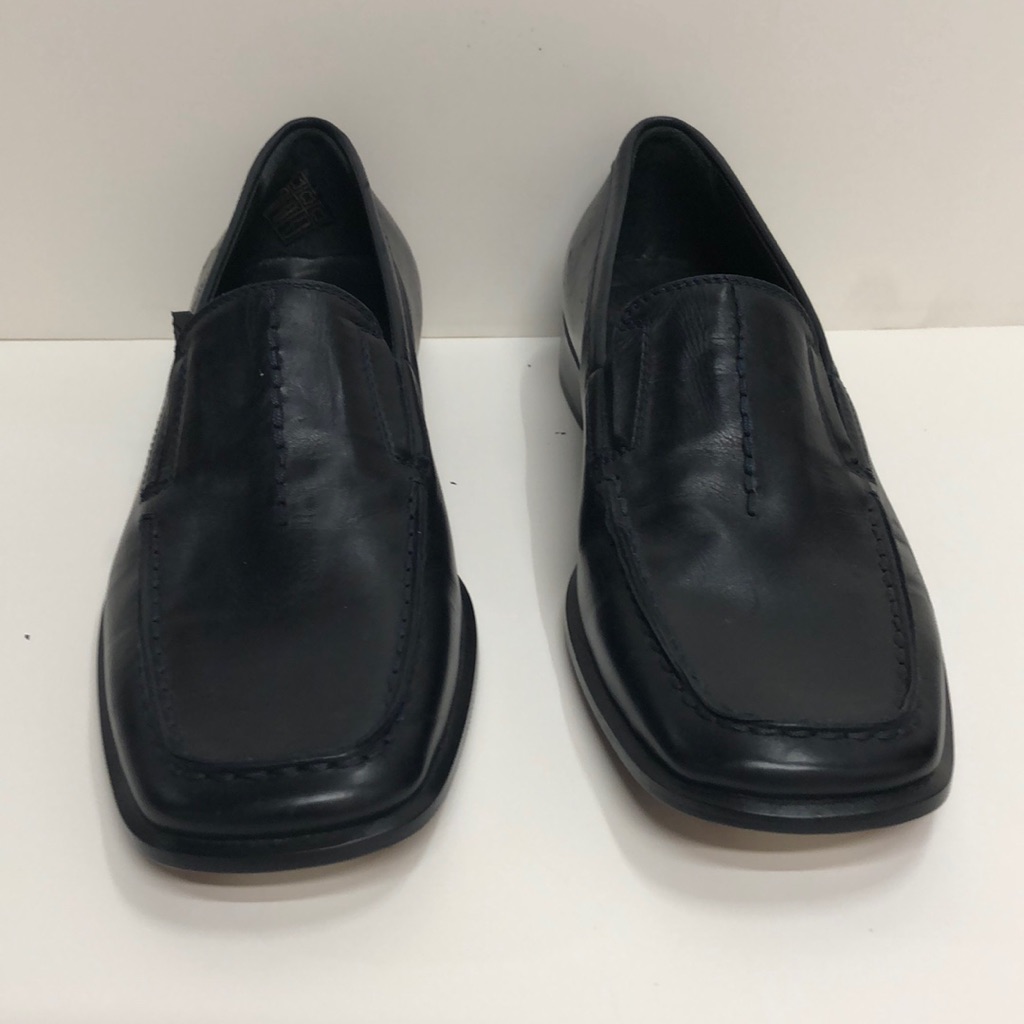Donna Carolina Made In Italy Navy Flat Mocassian